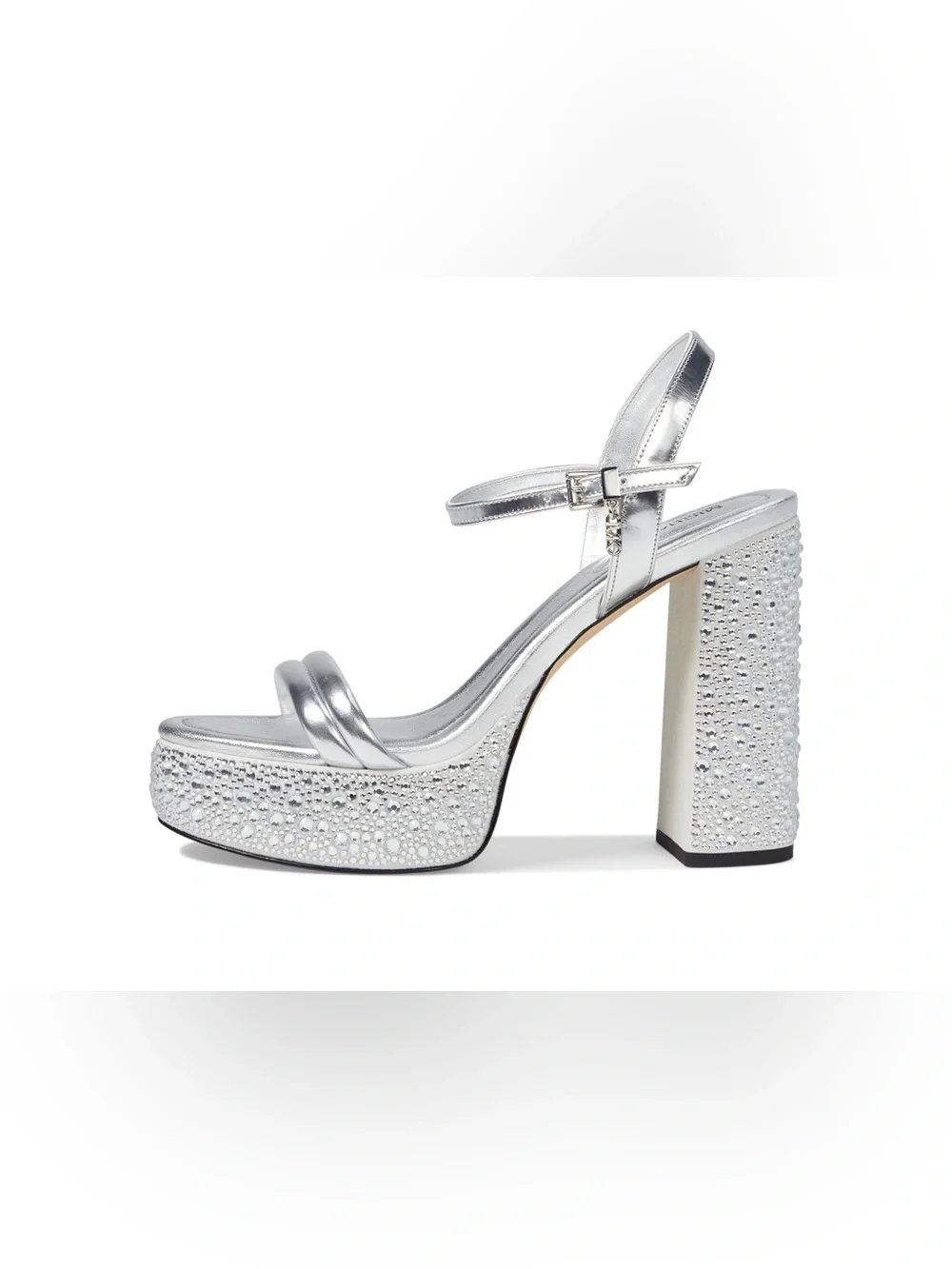 Michael Kors Laci Platform Sandal Silver size 6.5 M